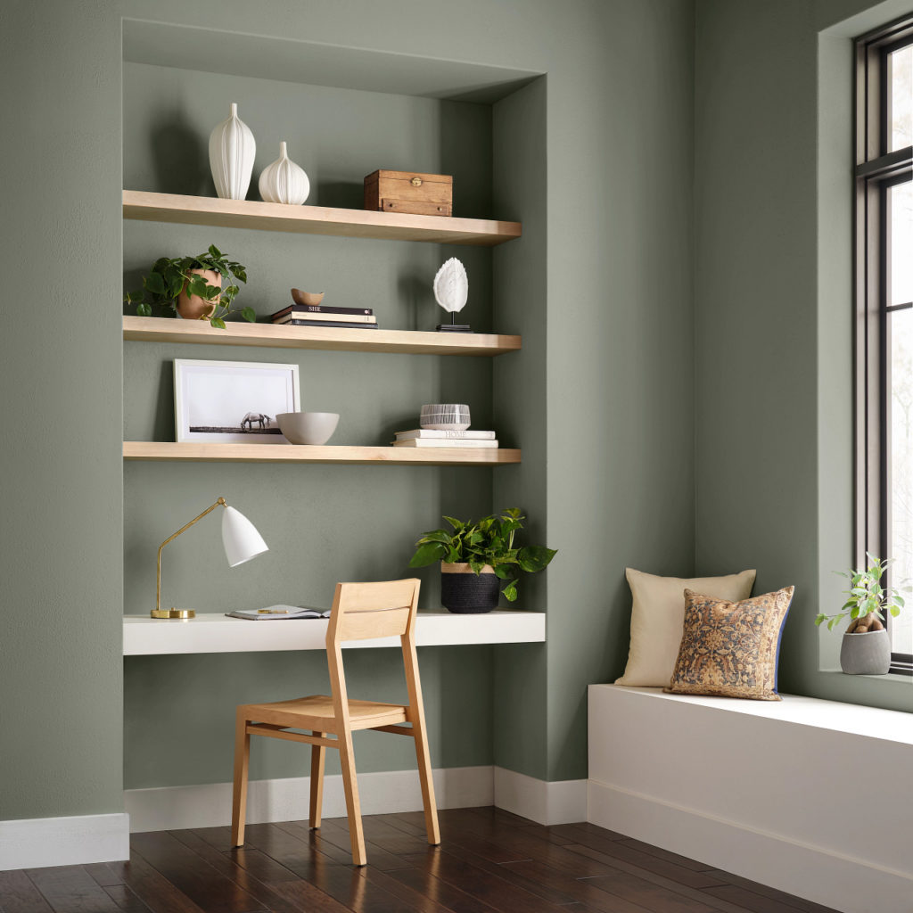Sherwin-Williams Color of the Year 2022, Evergreen Fog